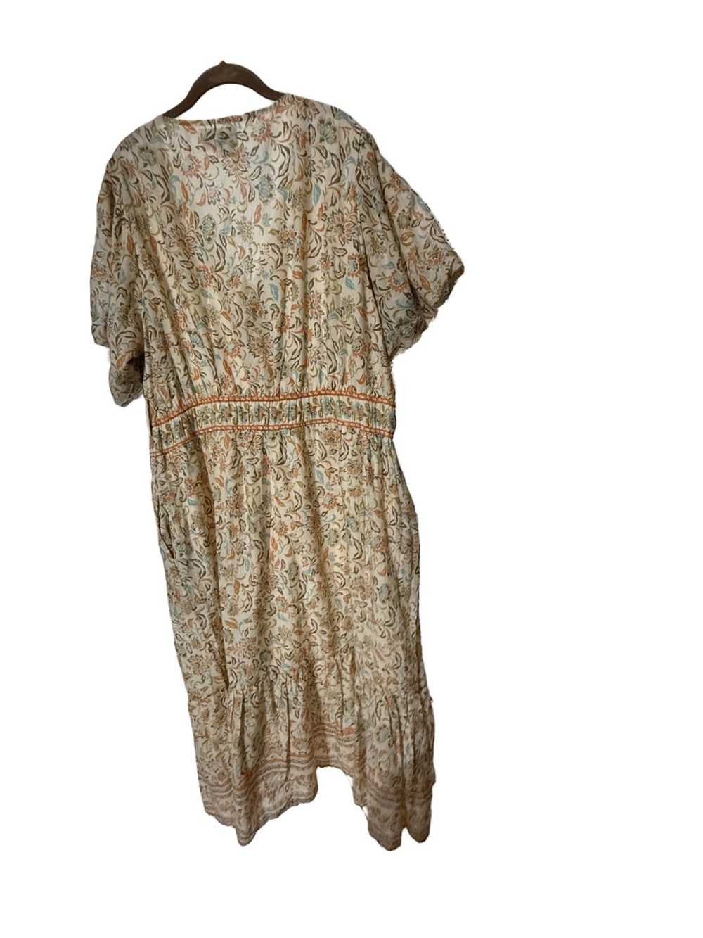 NWT LEA Floral Maxi Dress in Cream and Orange Blue 3X BRB SL 6
π»ππ»ππ» - Picture 4 of 6